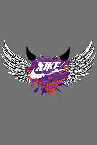Winged Nike Logo Design..