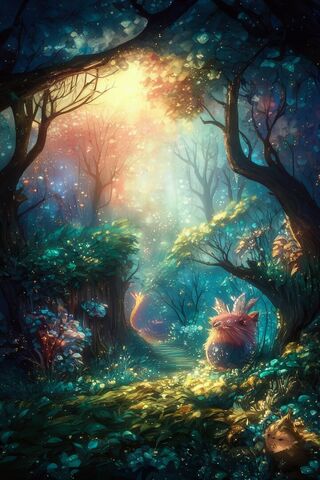 Enchanted Forest Glow ✨🌳