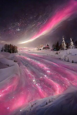 Enchanted Winter Wonderland 🌌❄️