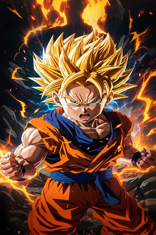 Goku's Epic Transformat..