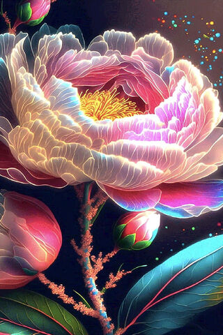 Radiant Elegance: The Enchanting Peony 🌸✨