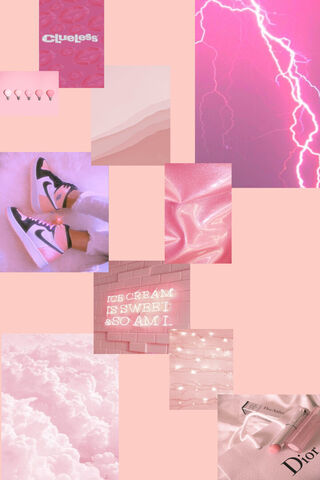 Pink Vibes Collage 🌸✨