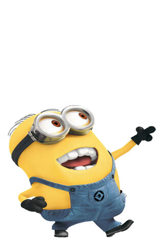Cheerful Minion Spreading Joy! 🎉