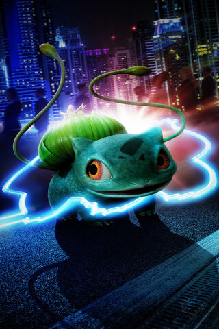Electric Dreams: Pikachu Meets Bulbasaur in the City 🌆⚡️