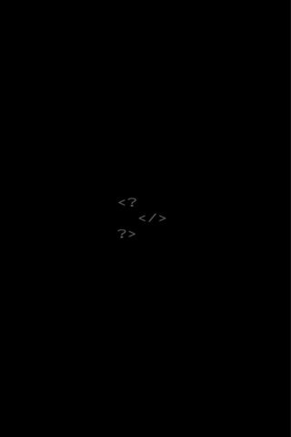 PHP, HTML Black