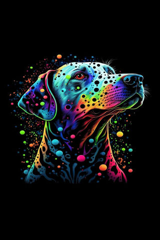 Vibrant Canine Dreams: ..
