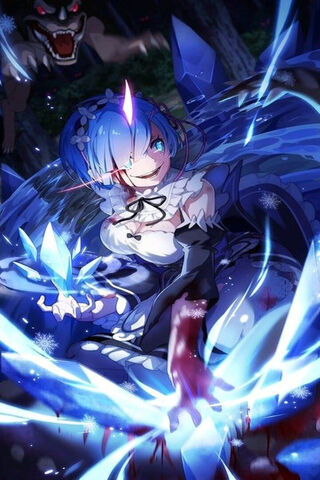 Crystal Sorcery: Rem in Action! ❄️✨