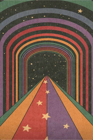 Rainbow Tunnel Stars