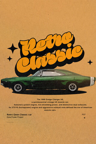 Retro Classic Muscle Ca..