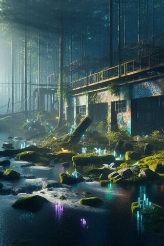 Enchanted Ruins: Nature's Reclamation 🌿✨