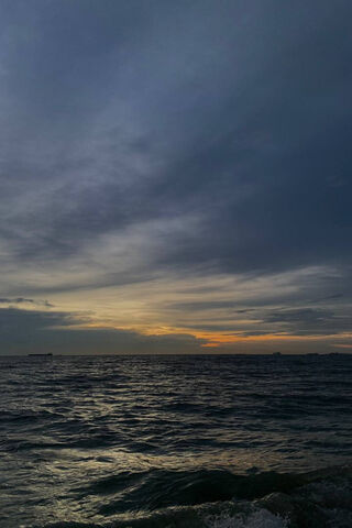 Serene Sunset Over the ..
