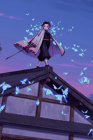 Whispers of the Night: Shinobu Kochou's Dance