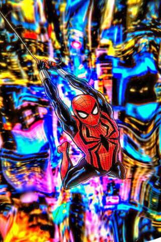 Spider-Man Swinging Thr..