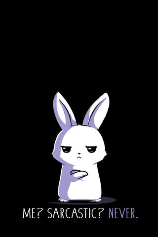 Sarcastic Bunny 🐰✨