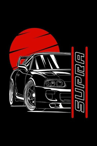 Iconic Supra Style 🚗🌅