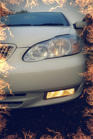 Sleek Ride with a Fiery..