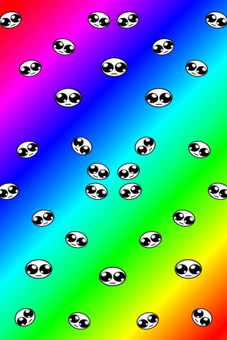 Colorful Panda Eyes 🌈👀