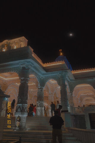 Serene Night at the Tem..