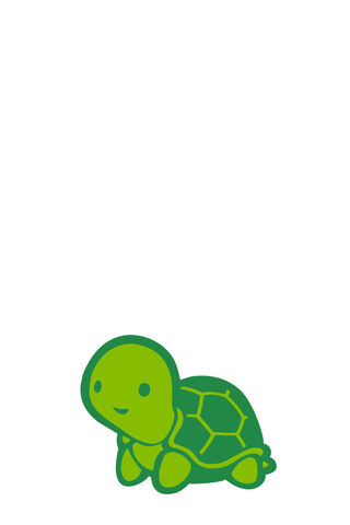 Cute Green Turtle 🐢💚