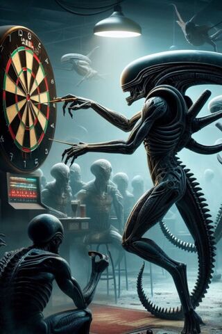XENOMORPH DARTS ALIENS
