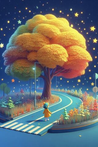 Enchanted Pathway Under..