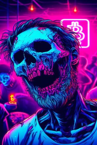 Neon Skull Vibes 💀✨