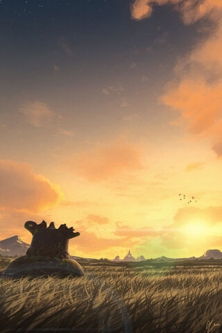 Enchanted Sunset Over t..