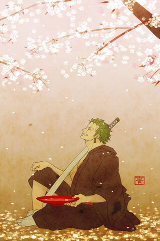 Serene Samurai Under Cherry Blossoms 🌸⚔️