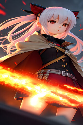 Fiery Warrior in Action 🔥⚔️
