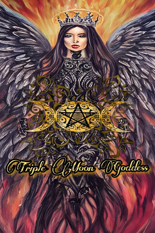 Enigmatic Triple Moon Goddess 🌙✨