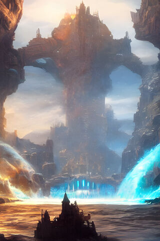 Enchanted Realm of the Titans 🌌🏰