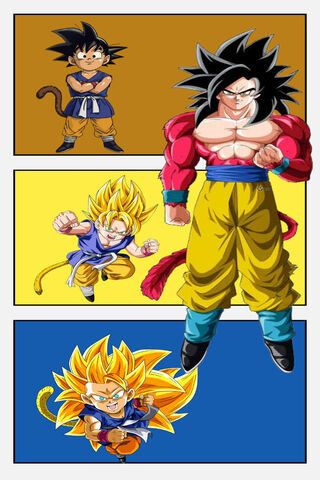 Legendary Transformations of Goku! 🌟