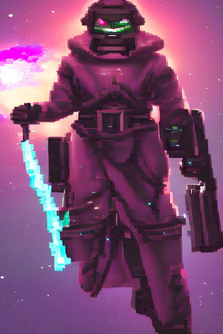 Galactic Warrior in Pix..