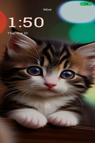 Adorable Kitten Close-U..