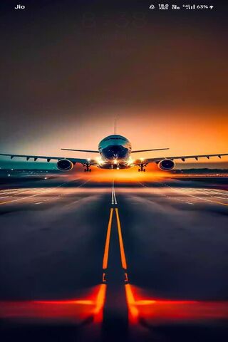 Takeoff at Dusk ✈️🌅
