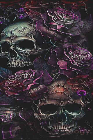 Dark Elegance: Skulls a..