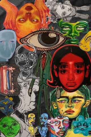 Surreal Faces: A Colorf..