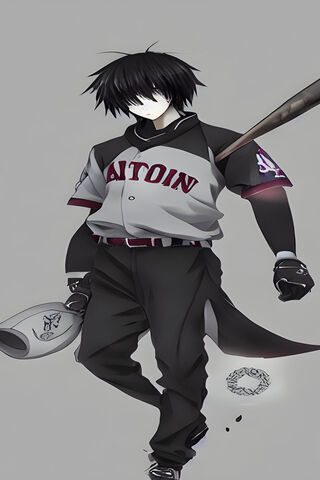 Dark Baseball Hero ⚾️🖤