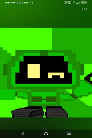 Pixelated Green Hero 🦸..