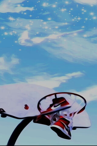 Dreamy Basketball Scene