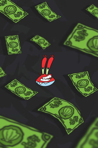 Mr. Krabs in a Sea of Cash! 💰🦀