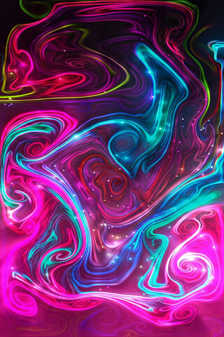 Vibrant Swirls of Light..