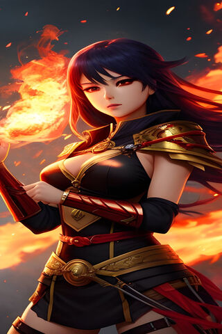 Fiery Sorceress Unleash..