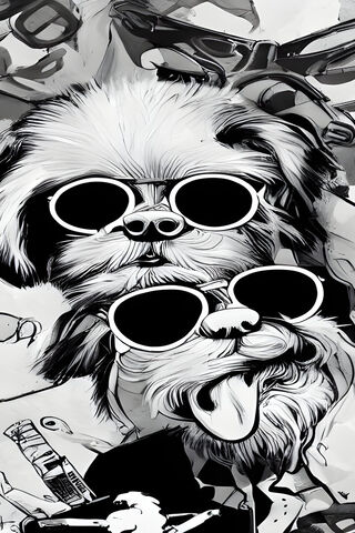 Cool Canine Duo 😎🐶