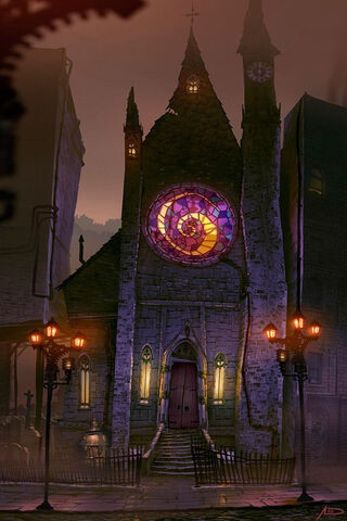 Enchanted Twilight Church 🌌✨