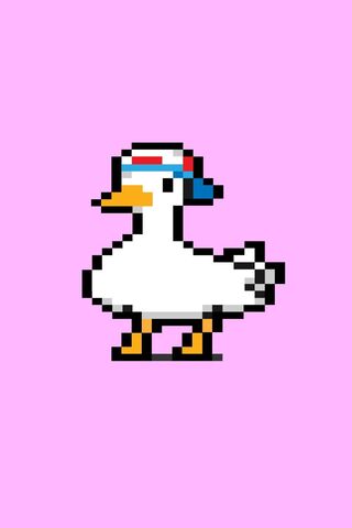 Pixelated Duck Delight ..