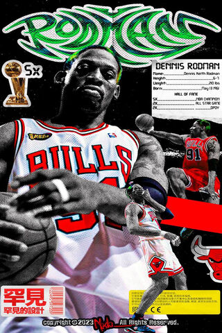 The Legend of Dennis Rodman 🏀✨
