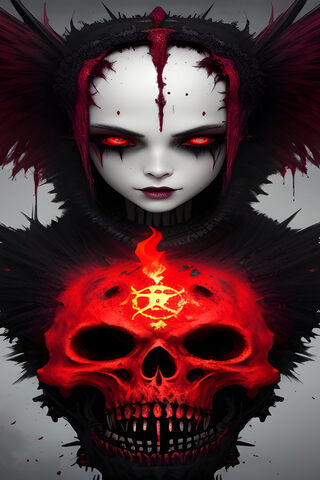 Dark Elegance: The Enigmatic Empress 🔥💀
