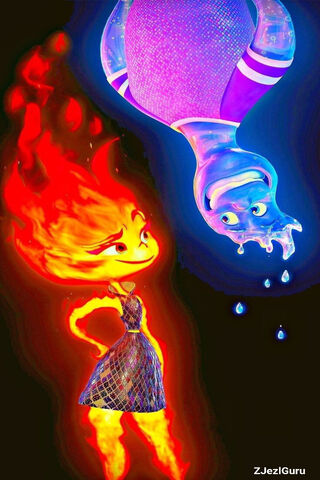 Elemental Emotions: Fire and Water Unite! 🔥💧