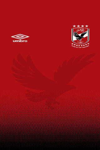 Bold Red Emblem of Al Ahly SC 🦅